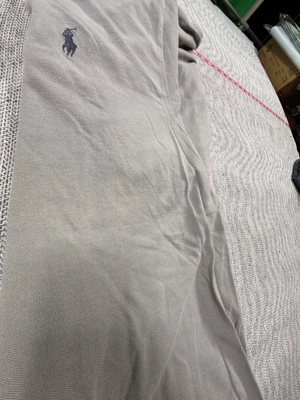 Polo Ralph Lauren Men's 3XB Big Cotton Polo Shirt Gray